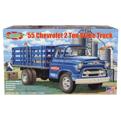 1955 Chevy Stake Truck 1/48 Kit - Atlantis Models