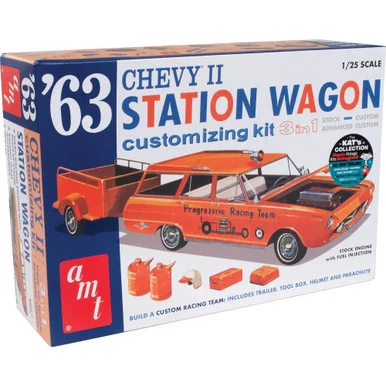 1963 Chevy II Nova Station Wagon 1/25 Kit - AMT