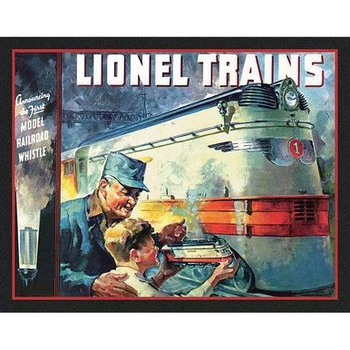Lionel 1935 Magazine Cover Metal Sign - Desperate Enterprises