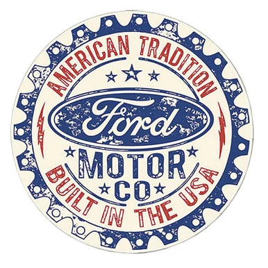 Ford USA Metal Sign - Desperate Enterprises