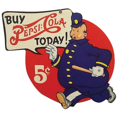 Pepsi Cops Metal Sign - Signs 4 Fun