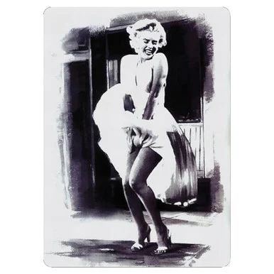 Marilyn Monroe Dress Metal Sign S4S4105 - Signs 4 Fun