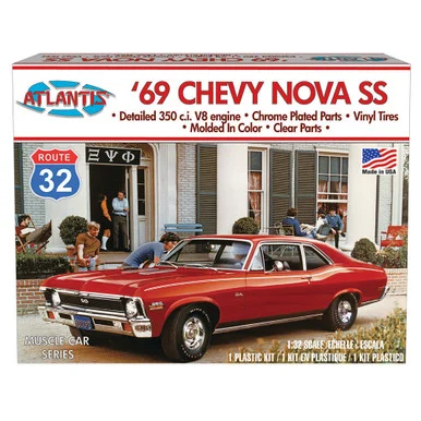 1969 Chevy Nova SS Route 32 1/32 Kit - Atlantis Models