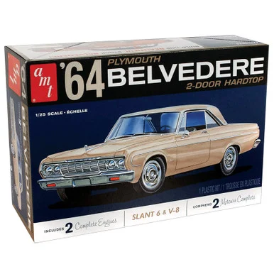 1964 Plymouth Belvedere 2T 1/25 Kit - AMT