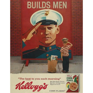 Kellogg's Builds Metal Sign - Desperate Enterprises