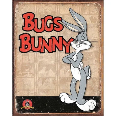 Bugs Bunny Metal Sign - Desperate Enterprises