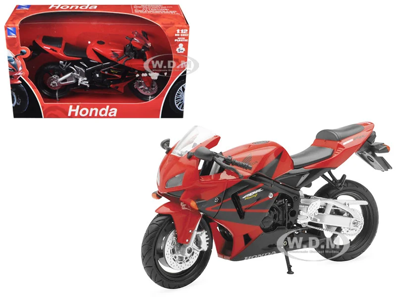 2006 Honda CBR600R Red 1/12 Diecast Motorcycle Model by New Ray - Honda Motorcycles