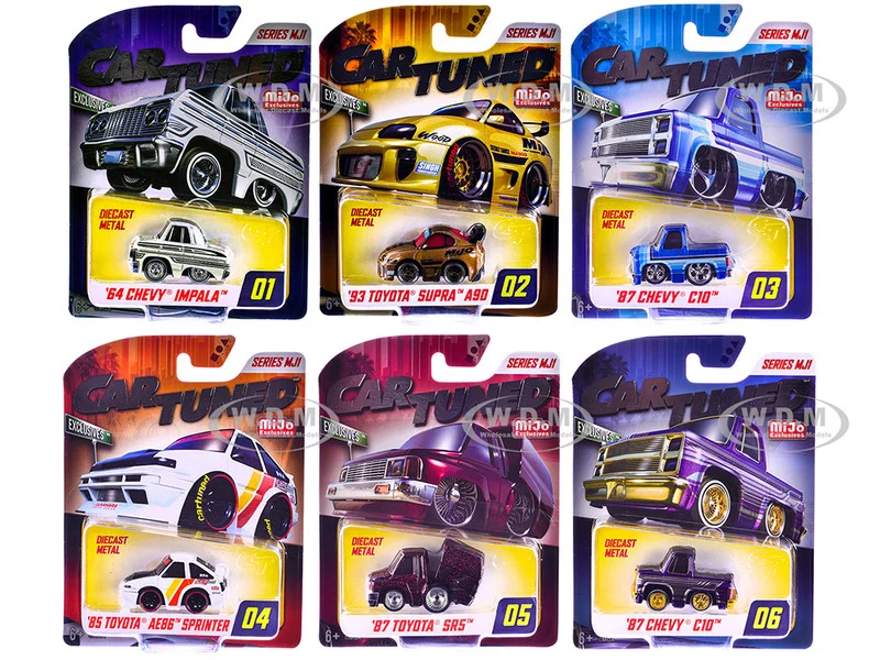 Mijo Exclusives Series MJ1 Set of 6 Pieces Diecast Model Cars by CarTuned - Other