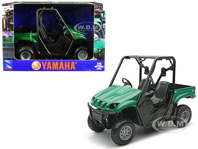 2008 Yamaha Rhino 700 F1 4x4 Off Road ATV Green 1/12 Diecast Model Car by New Ray - Yamaha Motorcycles