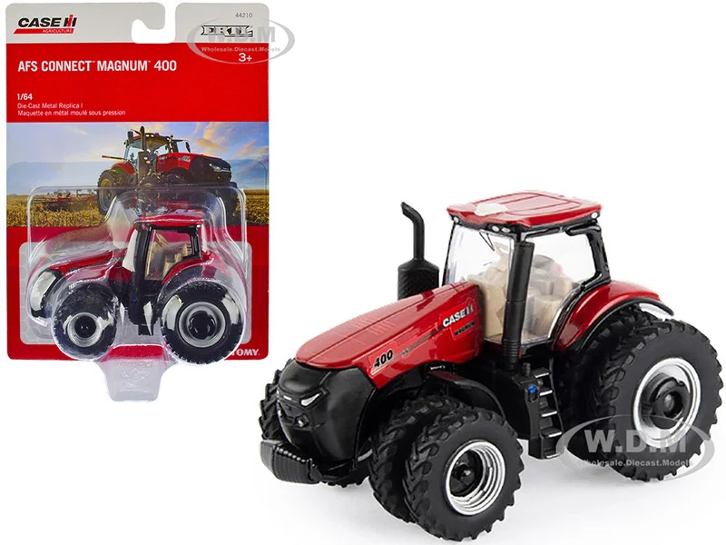 Case IH AFS Connect Magnum 400 Tractor Red "Case IH Agriculture" 1/64 Diecast Model by ERTL TOMY - Case Tractors Models