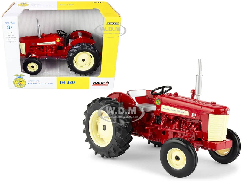 IH International 330 Tractor Red "National FFA Organization" Logo "Case IH Agriculture" Series 1/16 Diecast Model by ERTL TOMY - Case Tractors Models