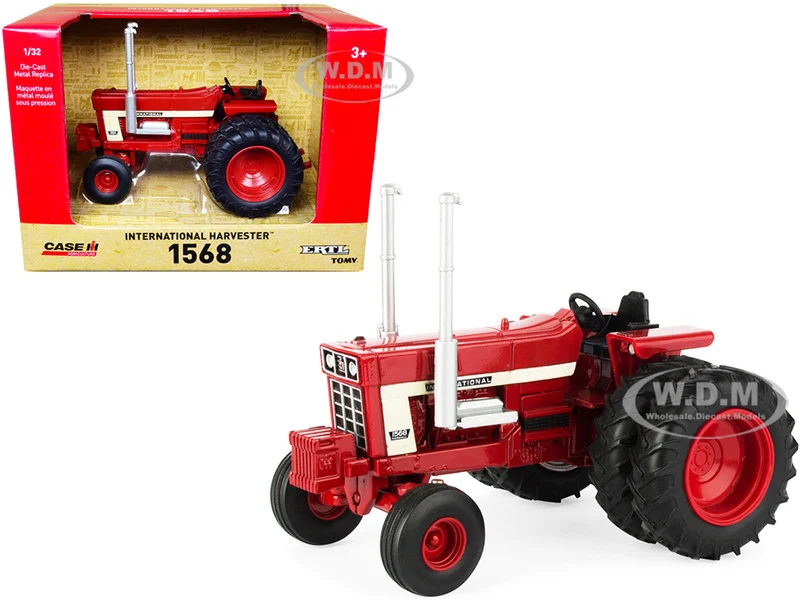 International Harvester 1568 Tractor Red "Case IH Agriculture" Series 1/32 Diecast Model by ERTL TOMY - Case Tractors Models