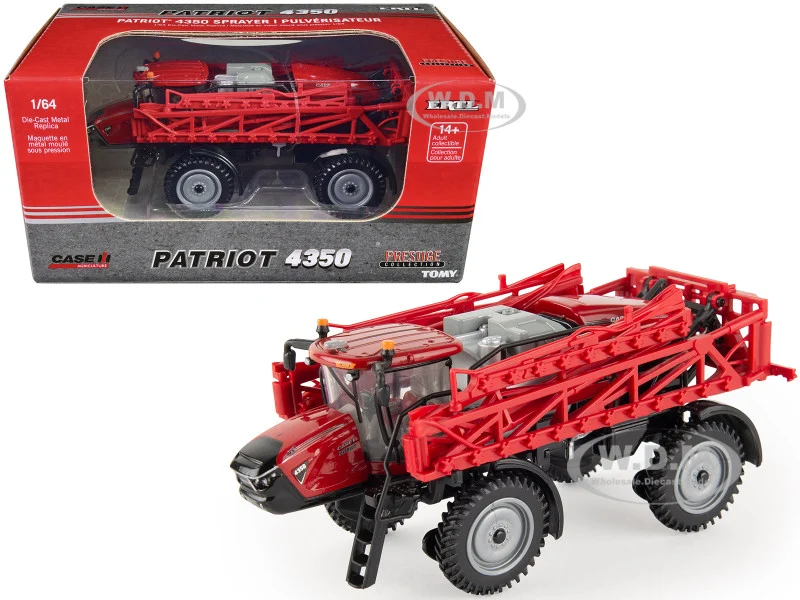 Case IH Patriot 4350 Sprayer Red "Case IH Agriculture" 1/64 Diecast Model by ERTL TOMY - Case Tractors Models