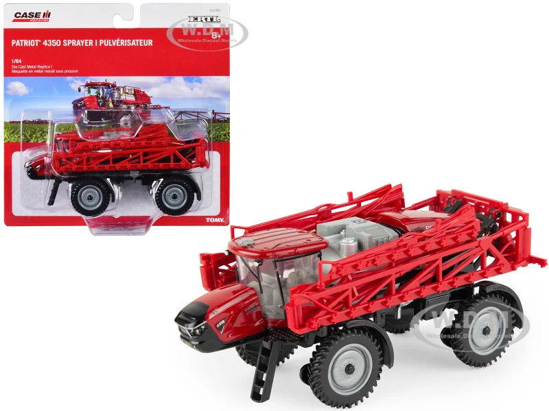 Case IH Patriot 4350 Sprayer Red "Case IH Agriculture" Series 1/64 Diecast Model by ERTL TOMY - Case Tractors Models
