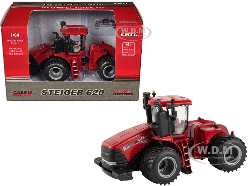 Case IH AFS Connect Steiger 620 Tractor Red "Case IH Agriculture" Series 1/64 Diecast Model by ERTL TOMY - Case Tractors Models