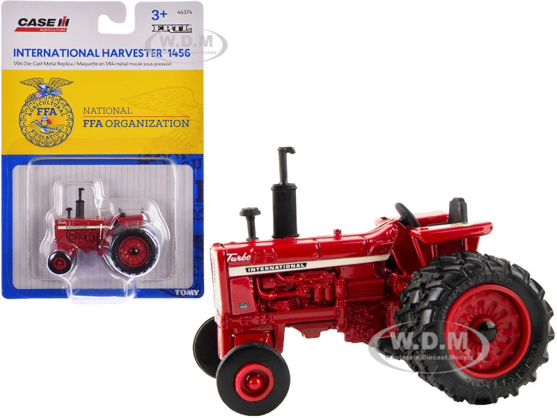 International Harvester 1456 Tractor Red "National FFA Organization" "Case Agriculture" Series 1/64 Diecast Model by ERTL TOMY - Case Tractors Models