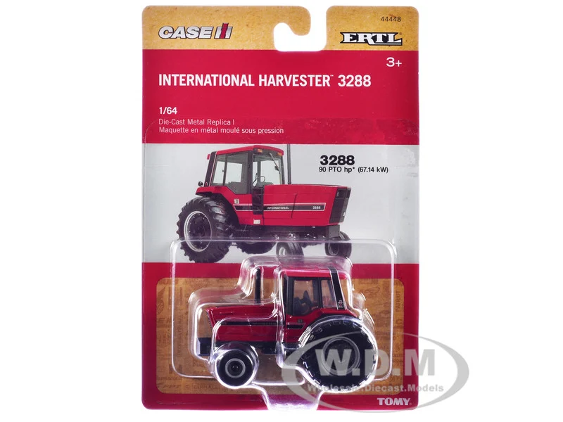 International Harvester 3288 Tractor Red 1/64 Diecast Model by ERTL TOMY - International Models