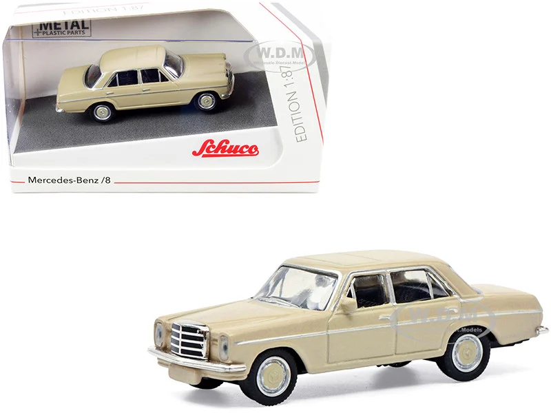 Mercedes Benz 8 Beige 1/87 (HO) Diecast Model Car by Schuco - Mercedes Models