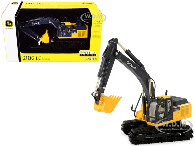 John Deere 210G LC Tracked Excavator "Prestige Collection" Series 1/50 Diecast Model by ERTL TOMY - Construction Models