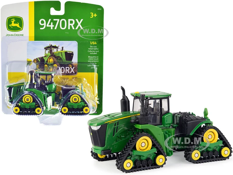 John Deere 9470RX Narrow Track Tractor 1/64 Diecast Model by ERTL TOMY - John Deere Models