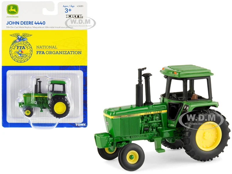 John Deere 4440 Tractor Green with "National FFA Organization" Logo 1/64 Diecast Model by ERTL TOMY - John Deere Models