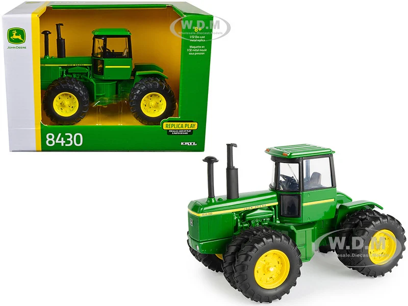 John Deere 8430 Tractor Green with Dual Wheels "Replica Play" 1/32 Diecast Model by ERTL TOMY - John Deere Models