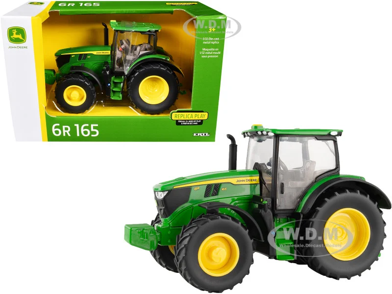 John Deere 6R 165 Tractor Green "Replica Play" Series 1/32 Diecast Model by ERTL TOMY - John Deere Models