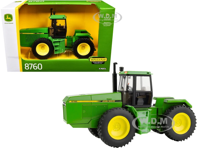 John Deere 8760 Tractor Green "Replica Play" Series 1/32 Diecast Model by ERTL TOMY - John Deere Models