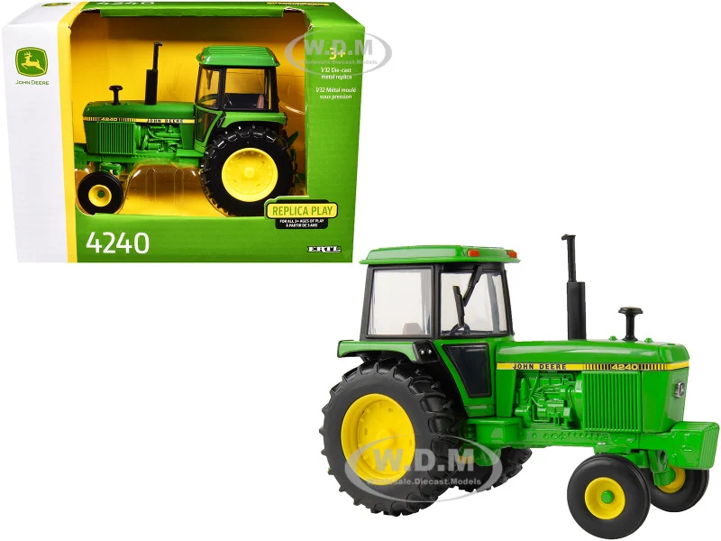 John Deere 4240 Tractor Green "Replica Play" Series 1/32 Diecast Model by ERTL TOMY - John Deere Models
