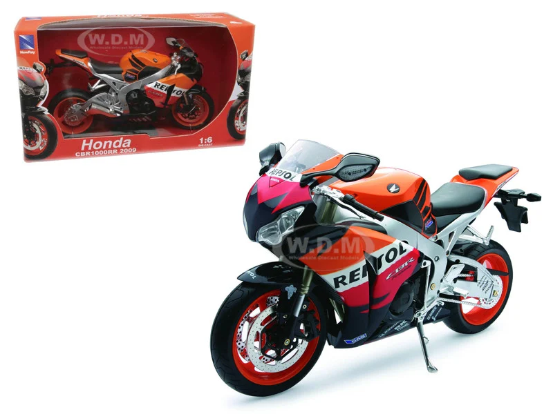 2009 Honda CBR1000RR "Repsol" 1/6 Diecast Motorcycle Model by New Ray - Honda Motorcycles