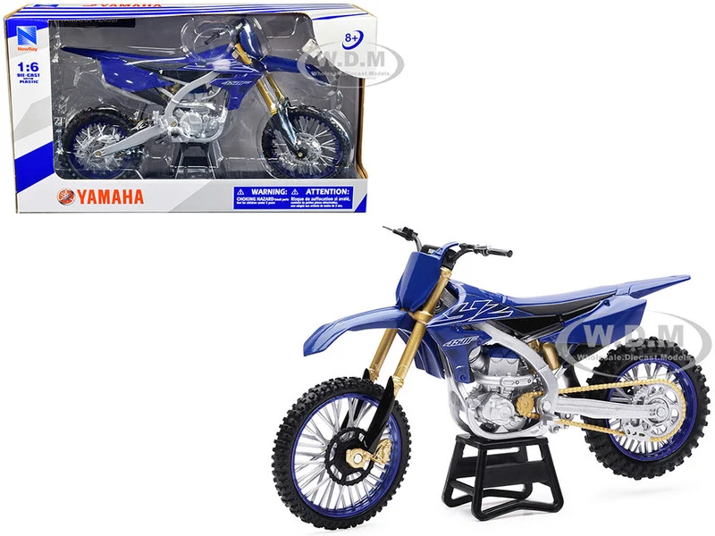 Yamaha YZ450F Dirt Bike Motorcycle Blue and Black 1/6 Diecast Model by New Ray - Yamaha Motorcycles