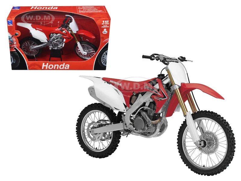 2012 Honda CR 250R Red 1/12 Diecast Motorcycle Model by New Ray - Honda Motorcycles