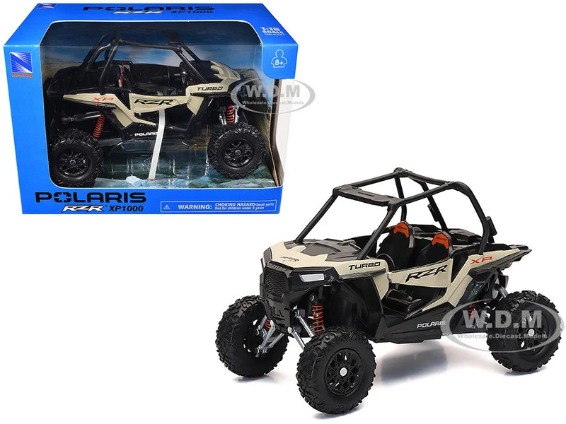 Polaris RZR XP 1000 Dune Buggy Sand Metallic 1/18 Diecast Model by New Ray - Polaris Models