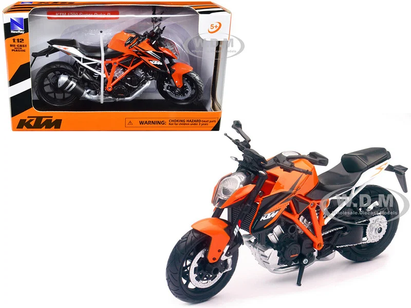 KTM 1290 Super Duke R Motorcycle Orange 1/12 Diecast Model by New Ray - KTM Motorcycles