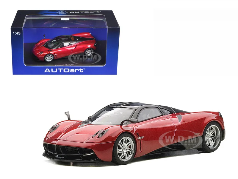 Pagani Huayra Metallic Red 1/43 Diecast Model Car by Autoart - Pagani Models