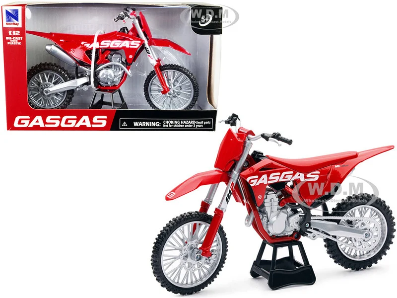 GasGas MC 450F Bike Motorcycle Red 1/12 Diecast Model by New Ray - GasGas Motorcycles