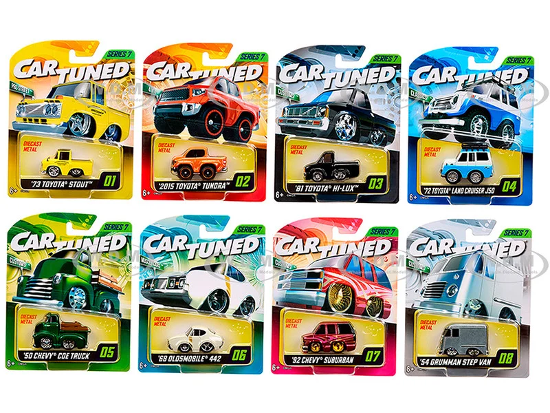 "Mainline" 2025 Series 7 Set of 8 Pieces Diecast Model Cars by CarTuned - Other