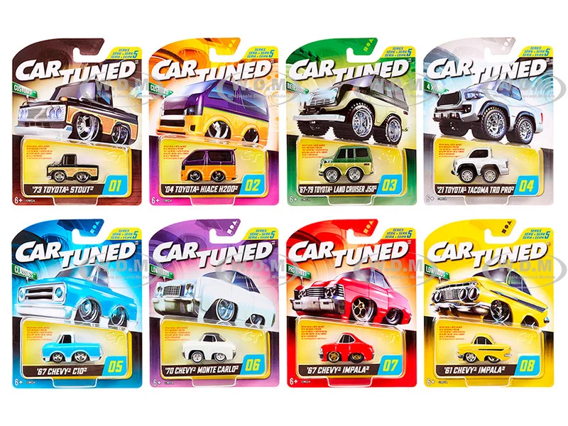 Hobby/Alt 2025 Series 5 Set of 8 Pieces Diecast Model Cars by CarTuned - Other