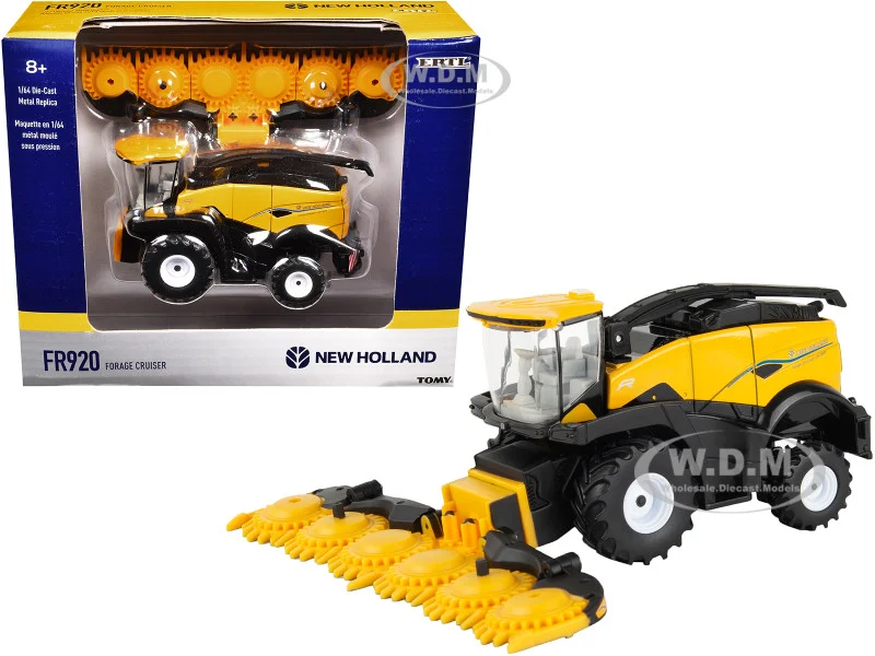 New Holland FR920 Forage Cruiser Yellow 1/64 Diecast Model by ERTL TOMY - Tractors & Farm Models