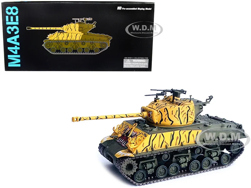 United States M4A3E8 Sherman "Tiger Face" Tank "24th Infantry Div., Korea" (1951) "NEO Dragon Armor" Series 1/72 Plastic Model by Dragon Models - Military Models