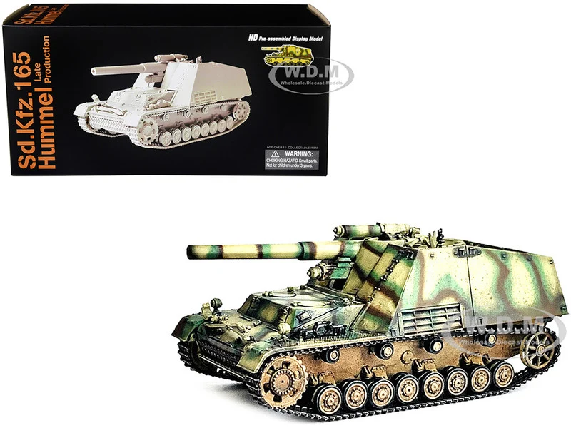 German Sd.Kfz.165 Hummel Self-Propelled Gun #313 "Late Production, German Army" "NEO Dragon Armor" Series 1/72 Plastic Model by Dragon Models