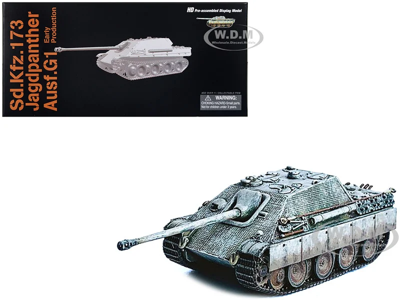 Germany Sd.Kfz.173 Jagdpanther Ausf.G1 Early Production Tank "Pz.Div. Grossdeutschland" (1944) "NEO Dragon Armor" Series 1/72 Plastic Model by Dragon Models - Military Models
