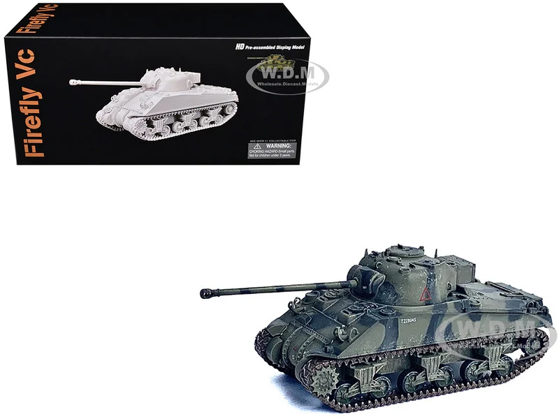British Sherman Firefly VC Tank "4th/7th Royal Dragoon Guard, 8th Armoured Brigade, France" (1944) "NEO Dragon Armor" Series 1/72 Plastic Model by Dragon Models - Military Models