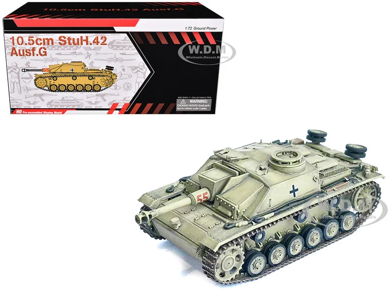 Germany 10.5cm StuH.42 Ausf. G Tank "Panzer Regiment Hermann Goring, Italy" (1944) "NEO Dragon Armor" Series 1/72 Plastic Model by Dragon Models - Military Models