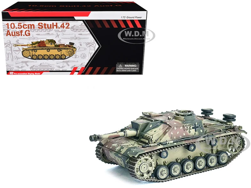 Germany 10.5cm StuH.42 Ausf. G Tank "Unidentified Unit, Ardennes" (1944) "NEO Dragon Armor" Series 1/72 Plastic Model by Dragon Models - Military Models