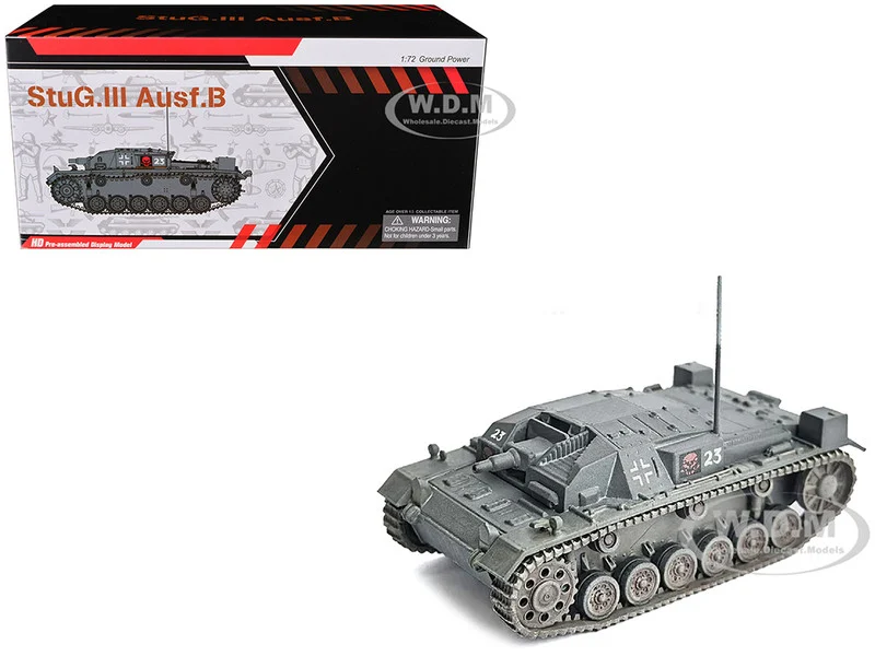 Germany StuG. III Ausf.B Tank "StuG.Abt. 192, Eastern Front" (1941) German Army "NEO Dragon Armor" Series 1/72 Plastic Model by Dragon Models - Military Models