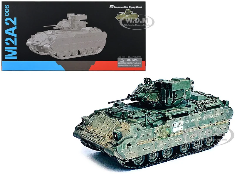 Ukraine M2A2 ODS Light Tank Green Camouflage (Weathered) "NEO Dragon Armor" Series 1/72 Plastic Model by Dragon Models - Military Models