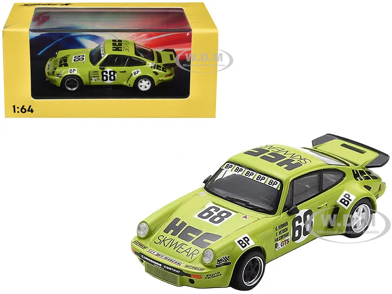 Porsche 911 Carrera RSR 3.0 #68 Guy Verrier - Florian Vetsch - Jean-Robert Corthay "24 Hours of Le Mans" (1975) 1/64 Model Car by Spark