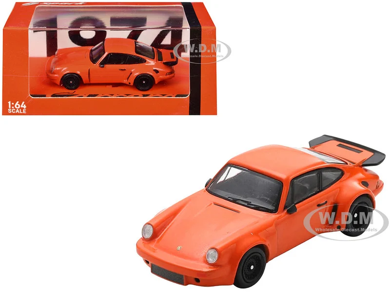 1974 Porsche 911 Carrera RSR 3.0 Orange 1/64 Model Car by Spark - Porsche Models