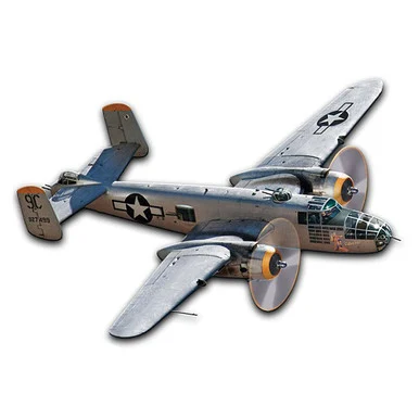 B-25 Mitchell Bomber Plasma Metal Sign